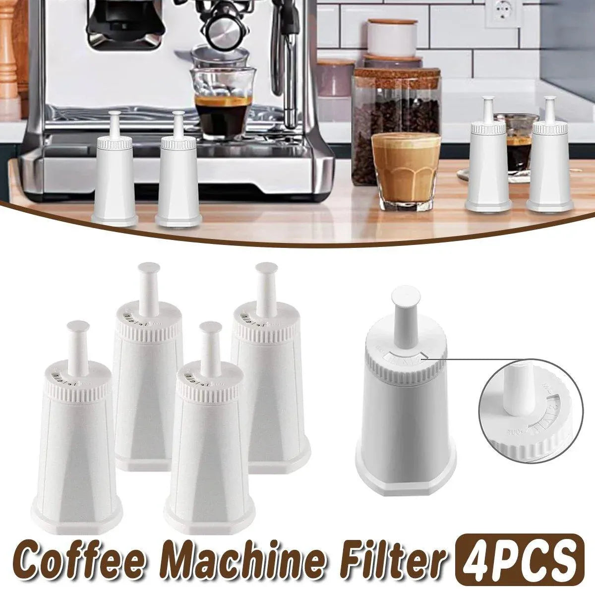 4PCS High Quality Replacement Filter for Oracle Barista Bambino Coffee Machine