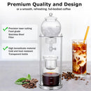 Cold Brew Coffee Maker Glass Ice Drip Pot Cold Brewer Manual Brewing Equipment