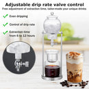 Cold Brew Coffee Maker Glass Ice Drip Pot Cold Brewer Manual Brewing Equipment