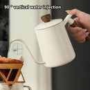 600ml Stainless Steel Coffee Pour Over Kettle Heat Resistant Home Café Brewing - Beige