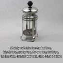 350ml 600ml Stainless Steel Glass French Press Coffee Tea Maker for Home Office - 350ML