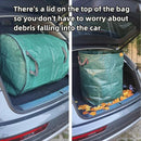 Green Garden Waste Bags with Lids 76 x 67 cm - 3 Pieces