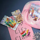100/200X Iridescent Zip Bags for Food Storage & Holographic Makeup Pouch - 14*20cm 200PCS