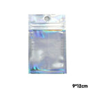 100/200X Iridescent Zip Bags for Food Storage & Holographic Makeup Pouch - 20*30cm 100PCS