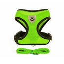 M Size Pet Dog Cat Puppy Soft Leash VEST Mesh Breathe Adjustable Harness Braces Clothes - Black