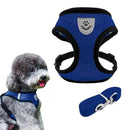 M Size Pet Dog Cat Puppy Soft Leash VEST Mesh Breathe Adjustable Harness Braces Clothes - Black