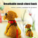 M Size Pet Dog Cat Puppy Soft Leash VEST Mesh Breathe Adjustable Harness Braces Clothes - Orange