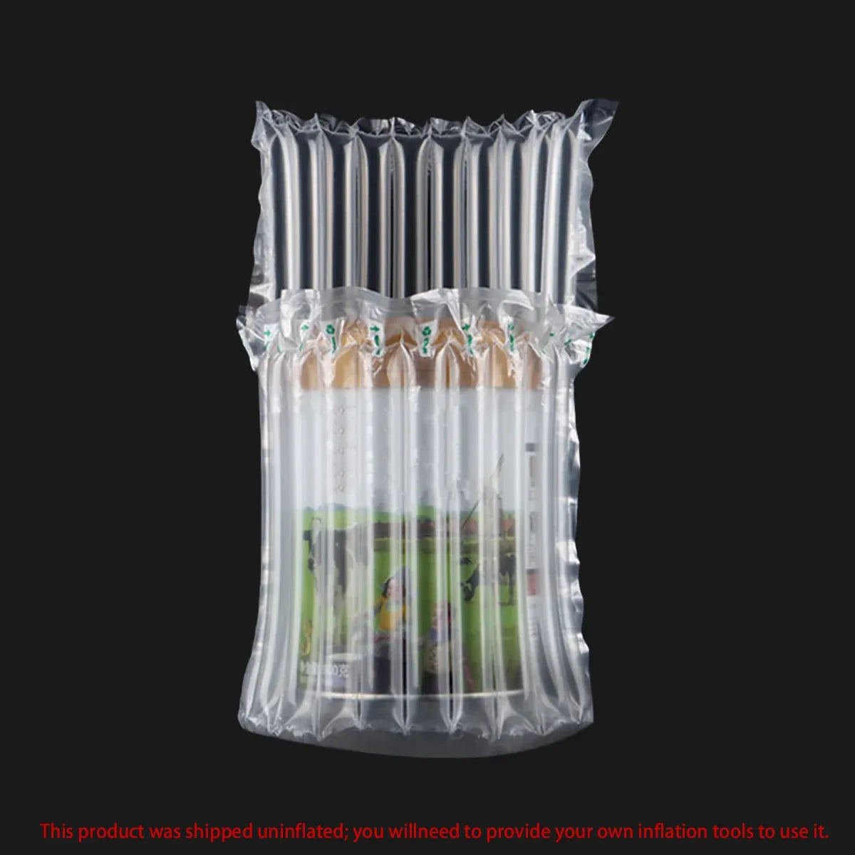 100PCS Air Column Protective Bags Shockproof Packaging for Milk Powder Cans
