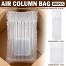 Air Column Protective Bags 100PCS Clear Cushion Packaging for Bottles Electronics - 28cm