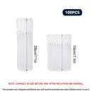 Air Column Protective Bags 100PCS Clear Cushion Packaging for Bottles Electronics - 28cm