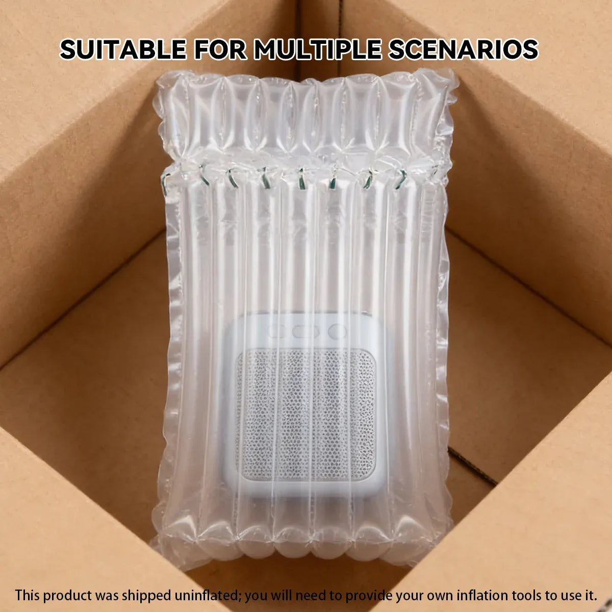 Air Column Protective Bags 100PCS Clear Cushion Packaging for Bottles Electronics - 28cm