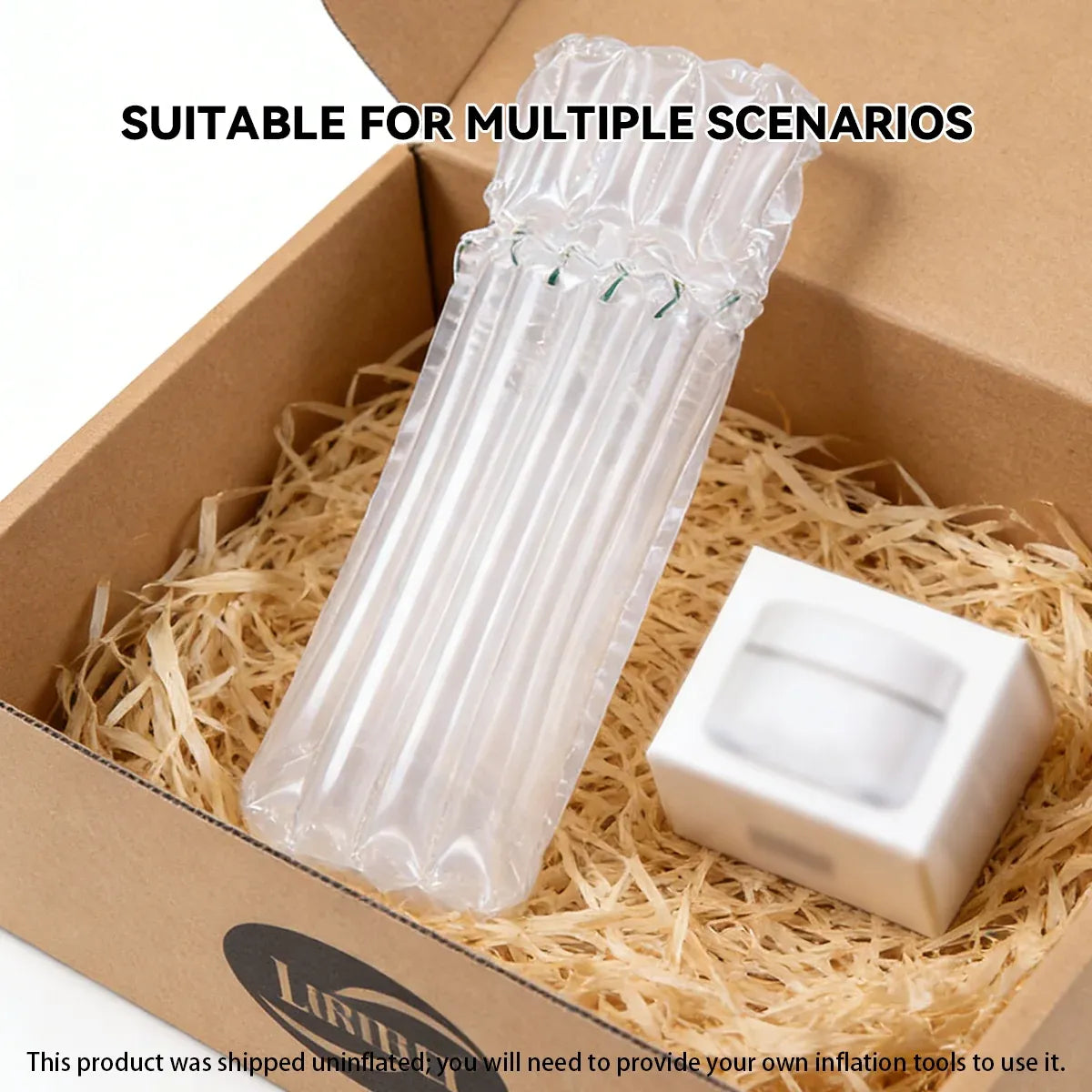 Air Column Protective Bags 100PCS Clear Cushion Packaging for Bottles Electronics - 28cm