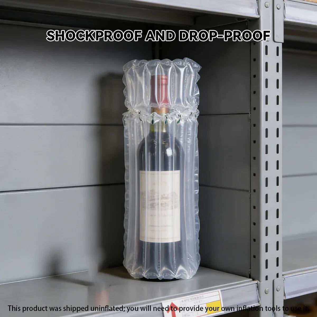 Air Column Protective Bags 100PCS Clear Cushion Packaging for Bottles Electronics - 28cm