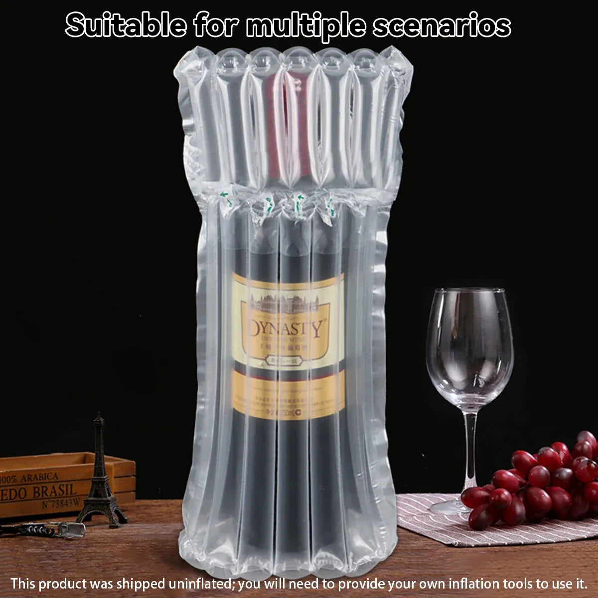 100PCS Air Column Bag Protective Packaging Inflatable Cushion Void Fill