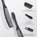 50PCS Individually Wrapped Combs for Hotel Guesthouse and Restaurant Bathroom - Black