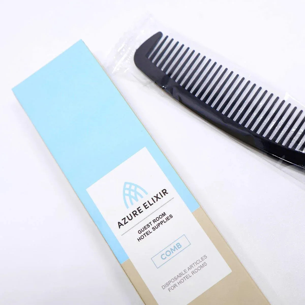 50PCS Individually Wrapped Combs for Hotel Guesthouse and Restaurant Bathroom - Blue