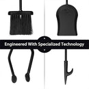 5-Piece Fireplace Tool Set with Stand