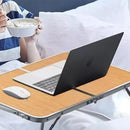 Aluminium Folding Laptop Table Portable Bed Desk Adjustable Computer Stand Tray