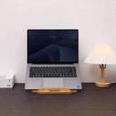 1-Piece Foldable Bamboo Laptop Stand with Adjustable Angles