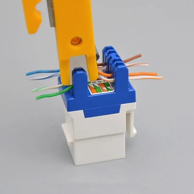 12/24PCS Clipsal Compatible Style CAT6 RJ45 8P8C Network Data Jack Mech Insert - 12PCS
