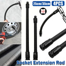 4pcs Electric Wrench Flexible Shaft Coupling Rod Spring Sleeve Universal Tool - 35cm