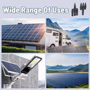 Solar Connector Set 1Pair T Type Four Way Photovoltaic Adapter for Panel System