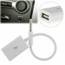Male Cable Plug Aux Jack 3.5Mm Audio To Usb 2.0 Female Converter Cord Play Mp3