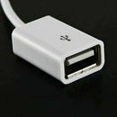 Male Cable Plug Aux Jack 3.5Mm Audio To Usb 2.0 Female Converter Cord Play Mp3