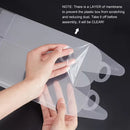 20PCS Transparent Biscuit Gift Box with Handle for Christmas Party Favors Use