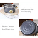 Stainless Steel 12 Piece Cookware Set Heat Resistant For Home Kitchen Cooking