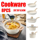 8pcs Cookware Set Cooking Set Non Stick for for Home Kitchen Restaurant Daily