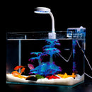 Soft Silicone Coral Aquarium Decoration Odor-Free Fish Tank Scenery Simulation - White Pink