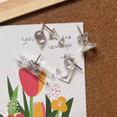 200pcs Office Bulletin Cork Board Accessories Staples Clip Pegs Push Pins