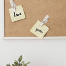 200pcs Office Bulletin Cork Board Accessories Staples Clip Pegs Push Pins