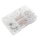 200pcs Office Bulletin Cork Board Accessories Staples Clip Pegs Push Pins