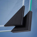 200pcs Glass Corner Protector Plastic Tile Sleeve for Acrylic Anti Collision Use - 35x35x4mm