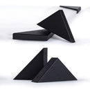 200pcs Glass Corner Protector Plastic Tile Sleeve for Acrylic Anti Collision Use - 35x35x4mm