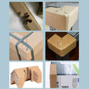 100pcs Kraft Paper Cardboard Corner Protector 90 Degree Angle Guard for Packing - 40x40x4mm