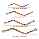 U Shaped Parrot Cotton Rope Climbing Toy Perch Stand for Bird Cage - 100cm