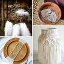 Cotton Rope Macrame Cord 1-12mm DIY Craft Tapestry Binding Decorative String - 12mm x 50m