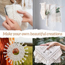 Cotton Rope Macrame Cord 1-12mm DIY Craft Tapestry Binding Decorative String - 6mm x 100m
