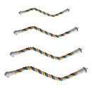 U Shaped Parrot Cotton Rope Climbing Toy Perch Stand for Bird Cage - 60cm