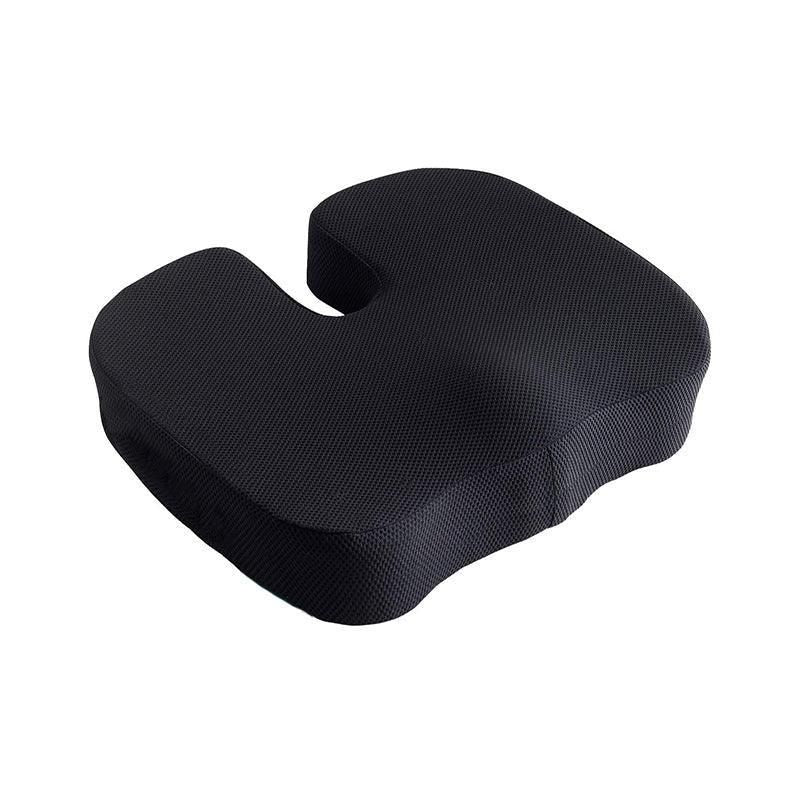Orthopaedic Memory Foam Seat Cushion Support Back Pain Chair Pillow Car - Coffee