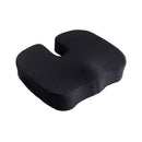 Orthopaedic Memory Foam Seat Cushion Support Back Pain Chair Pillow Car - Coffee
