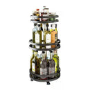 Kitchen Rotating Spice Rack Triple Layer Countertop Organizer Storage Shelf - Double Layer