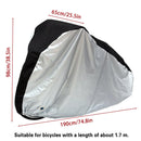 Large Bikes Cover Outdoor Rain Sun Protector for Bicycle Dustproof Waterproof