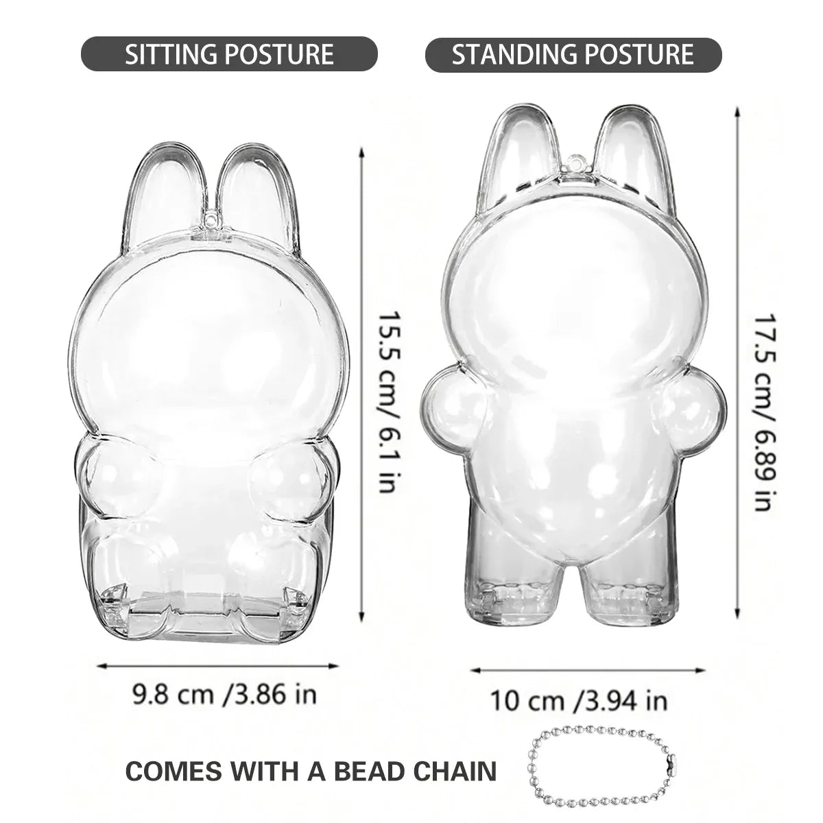 Toy Protective Case Transparent Pack Clear Dustproof Accessory Storage Cover