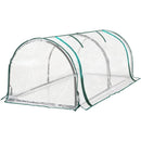 PVC Greenhouse Cover Replacement Plant Tent Garden Shelter No Frame - Transparent