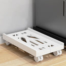 Computer Host Telescopic Bracket Base Chassis Tray Pulley Heightening Rack - Black