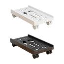Computer Host Telescopic Bracket Base Chassis Tray Pulley Heightening Rack - White